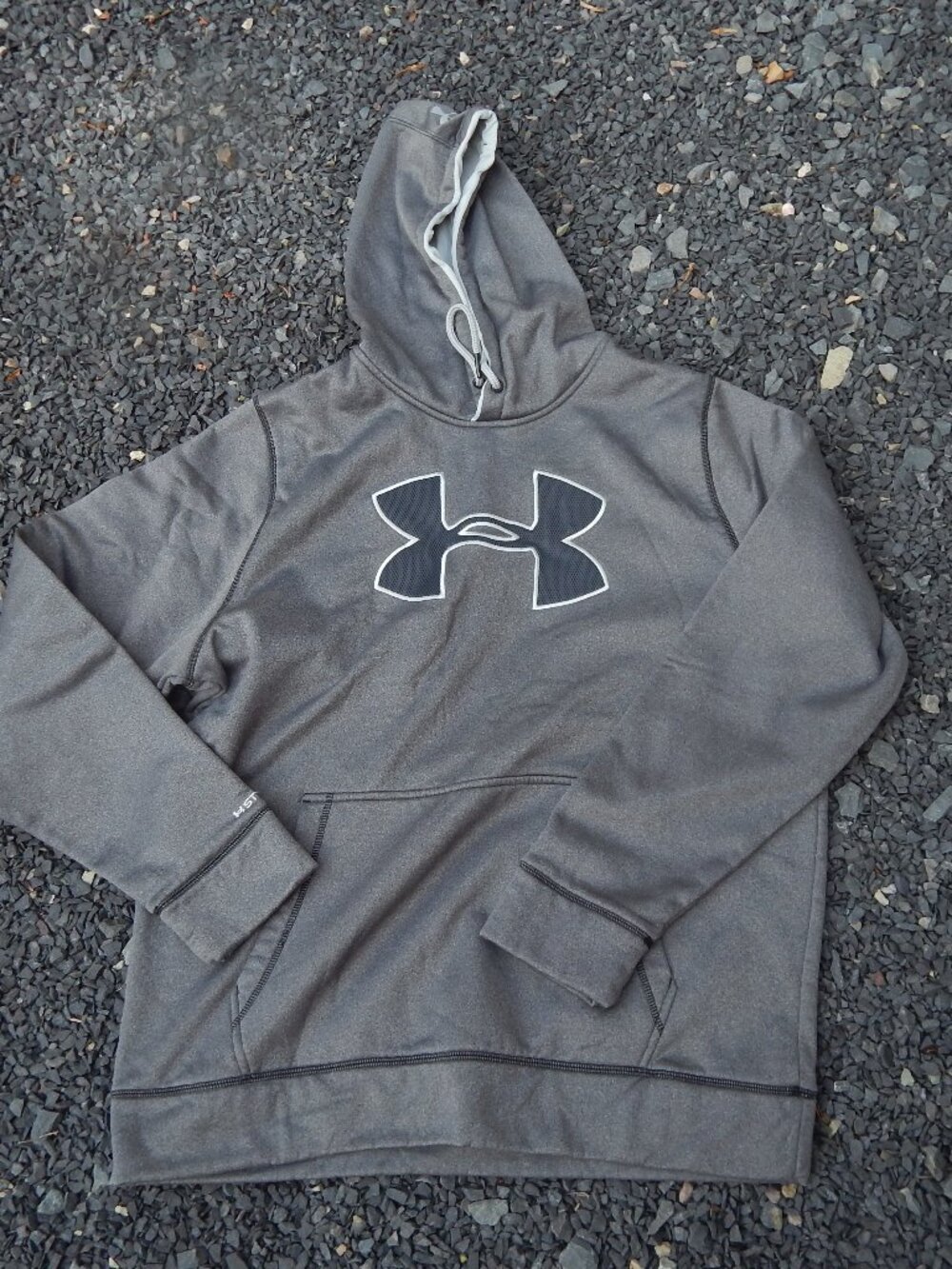 Under Armour Storm Mens Gray Hoodie Sweatshirt Size XL